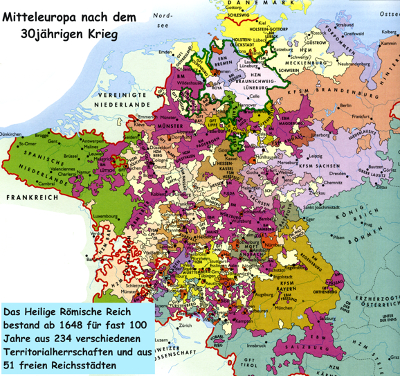  La Germania nel 1648 