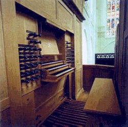  Organo Metzler Cattedrale di Anversa - Consolle 