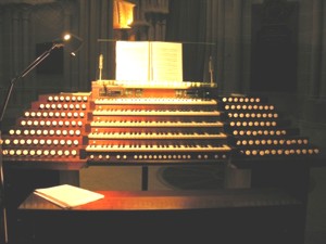  Organo Cattedrale di Losanna - Consolle 