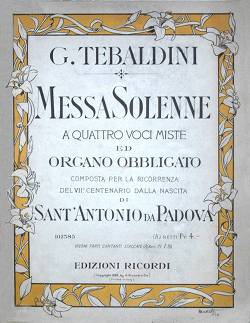  Giovanni Tebaldini Messa